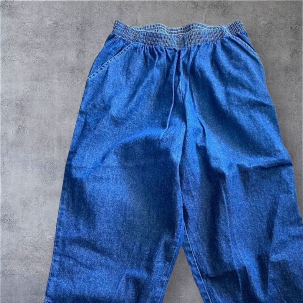 Vintage Levi’s Bend Over Elastic High Waist Capris 14